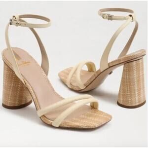 SAM EDELMAN New in Box Kia Heel in Bleached Wheat // 8.5